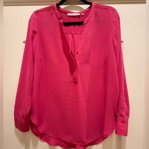 Violet & Claire Fuchsia Blouse